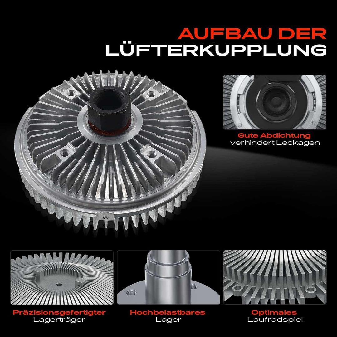 Frankberg Viscokupplung Kühlerlüfter Ventilator für 7er E65 E66 E67 X5 E53 R-a-n-g-e R-o-v-e-r III L