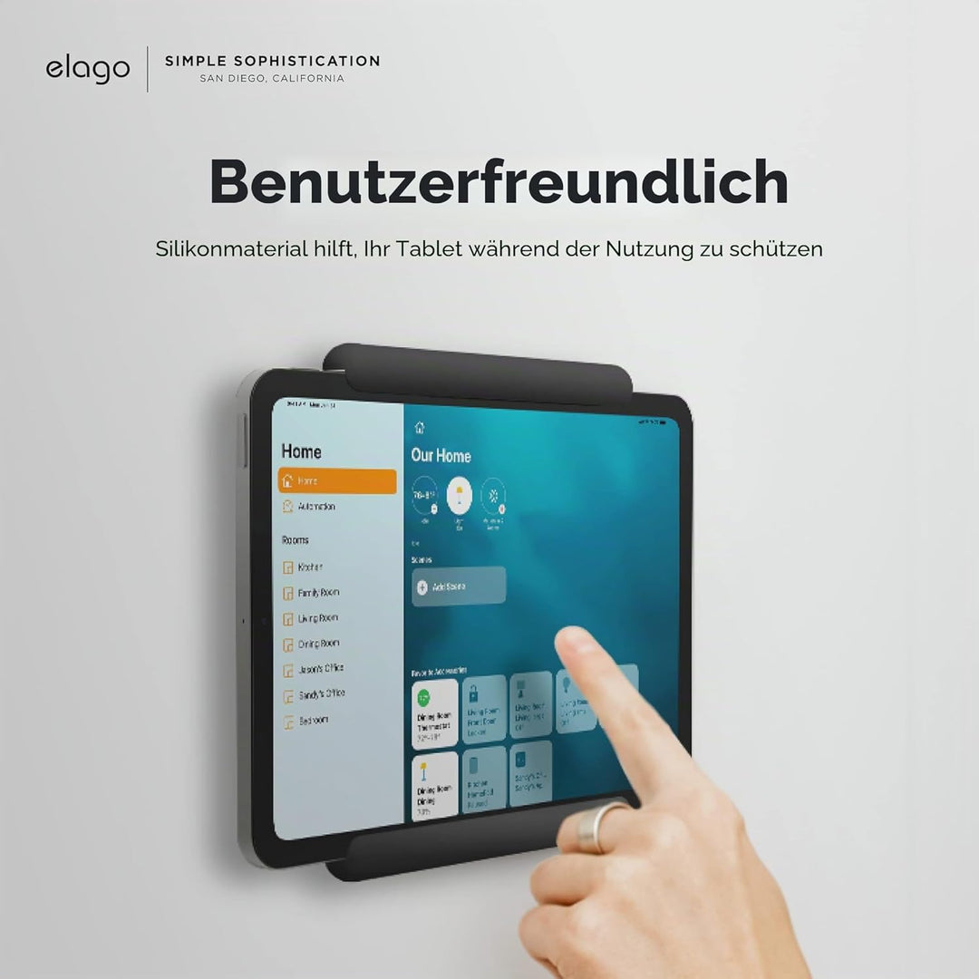 elago Home Hub Mount Tablet Wandhalterung Kompatibel mit Apple iPad, iPad Air/Pro, Samsung Galaxy Ta