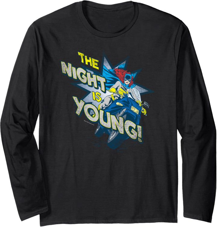 Batgirl The Night Is Young Langarmshirt