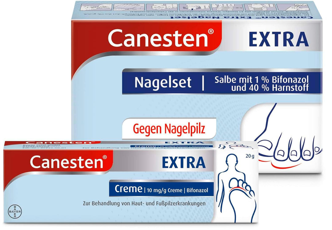 Sparset Canestan Extra Nagelset + Extra 20 g Creme - Vorteilspaket Kombiset