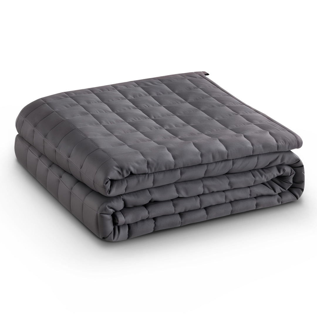 Gewichtsdecke 150 x 210 cm 7 kg, Bettdecke schwer – Anti-Stress Therapie Decke mit Glasdruck-Verteil