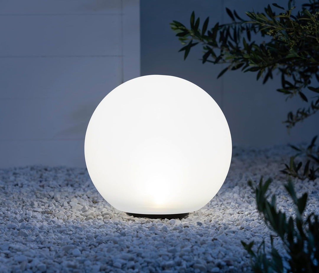 Dehner Solarkugel, Ø 30 cm, Echtglas-Optik Single, Single