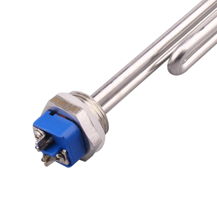AIICIOO 240 V 5500 W 1 Zoll BSP (DN25) Durchmesser 33.2mm Edelstahl-Heizelement mit Silikon-O-Ring,