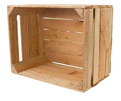 Vintage-Möbel24 Gebrauchte Obstkisten Weinkisten Massive Holzkisten Naturbelassen/Regal (4,8) 1, 1