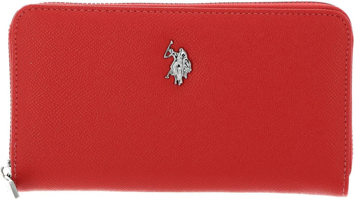 U.S. POLO ASSN. Jones Zip Around Wallet Coral