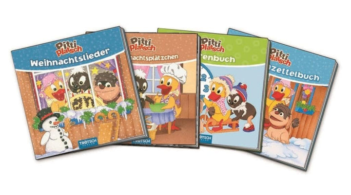 TRÖTSCH - Adventskalender "Pittiplatsch" | Weihnachtskalender mit 24 Beschäftigungsbüchern: Überrasc