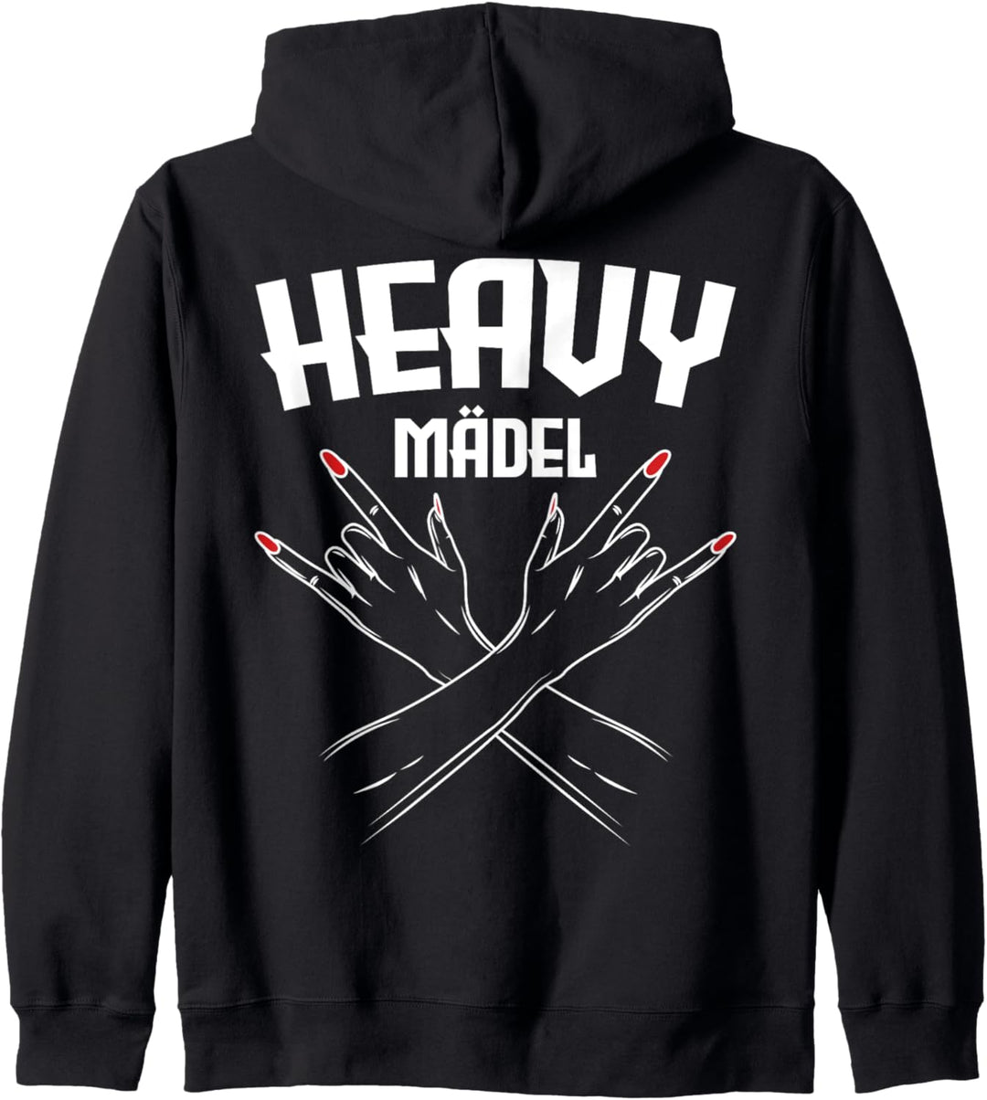 Heavy Mädel Heavy Metal Frauen Kapuzenjacke