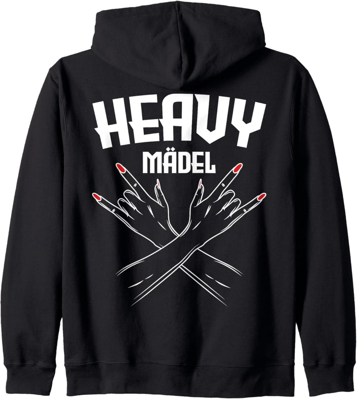 Heavy Mädel Heavy Metal Frauen Kapuzenjacke