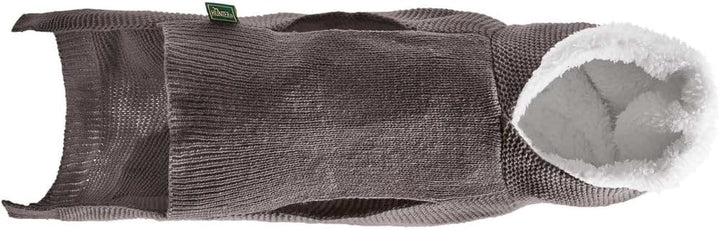 HUNTER Hundepullover RÖGLA, Farbe: rosa, leichter Strickpullover mit Plüsch-Kapuze, weich & elastisc