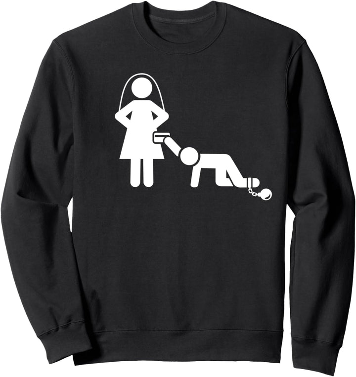 Junggesellenabschied Braut und Bräutigam Hochzeit Sweatshirt