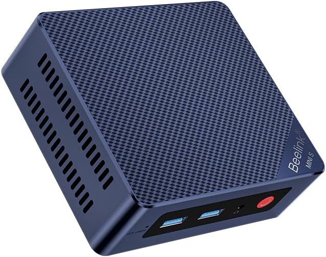 Beelink MINI S12 – Energieeffizienter Mini PC mit Windows 11 Pro, Intel N95, 4K UHD Grafik, 16 GB DD