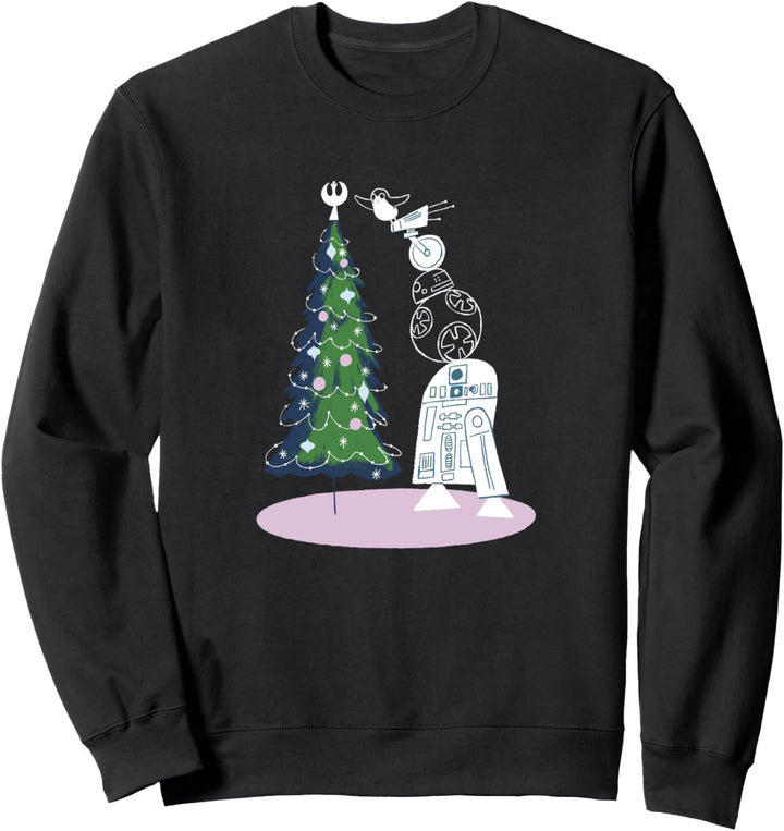 Star Wars Group Shot Droid Christmas Tree Sweatshirt