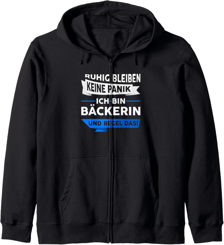 Bäckerin Beruf Bäckerei Konditorin Bäckermeister Geschenk Kapuzenjacke