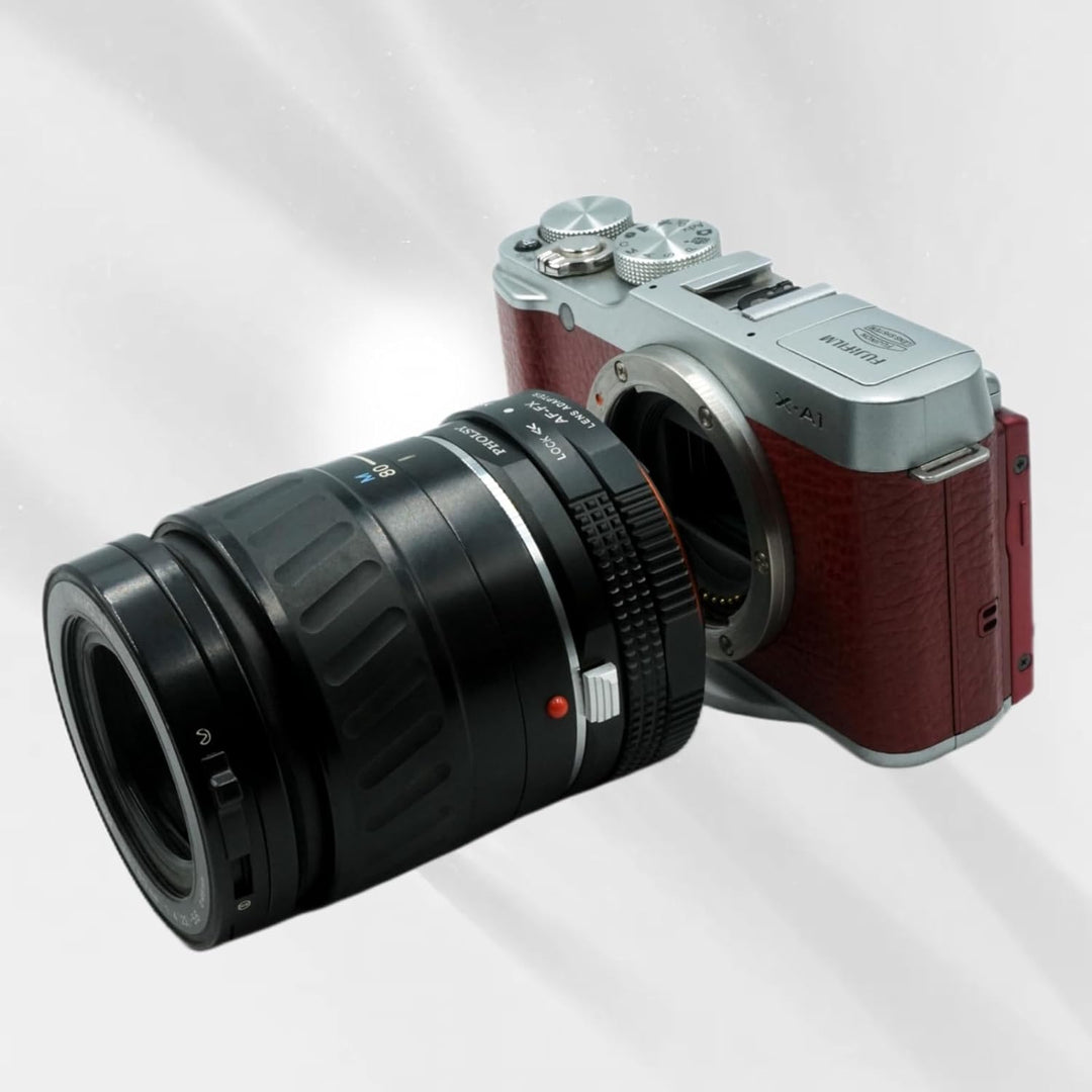 PHOLSY Objektivadapter mit Blendenring Kompatibel mit Sony A und Minolta AF Mount Objektiv auf FX Mo