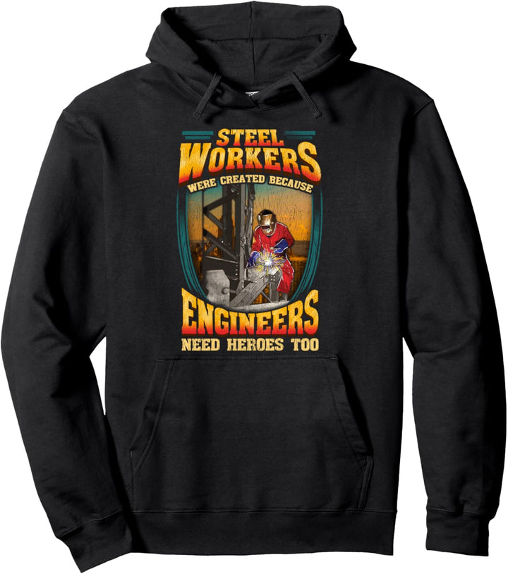 Lustiger Stahlarbeiter-Vati im Stahlwerks-Arbeiter-Witz Pullover Hoodie