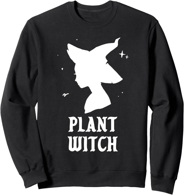 Pflanzen-Hexe Funny Spooky Vibes Gotik Halloween Kostüm Sweatshirt