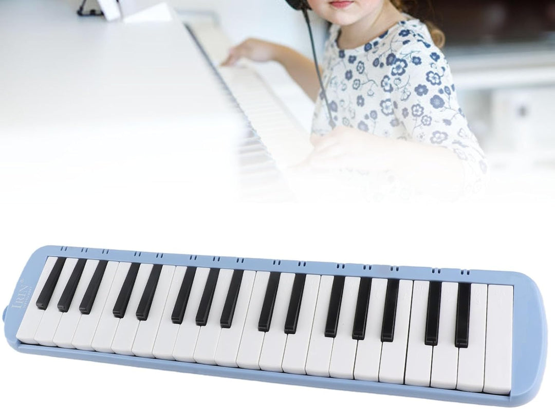 Melodica, tragbar mit 37 Tasten Klaviertastatur Musikinstrument, kompakt für Anfänger Profis Musikun