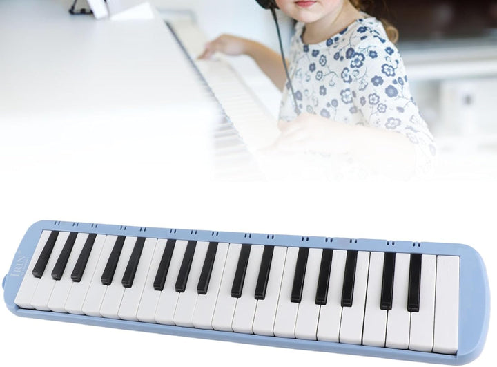 Melodica, tragbar mit 37 Tasten Klaviertastatur Musikinstrument, kompakt für Anfänger Profis Musikun