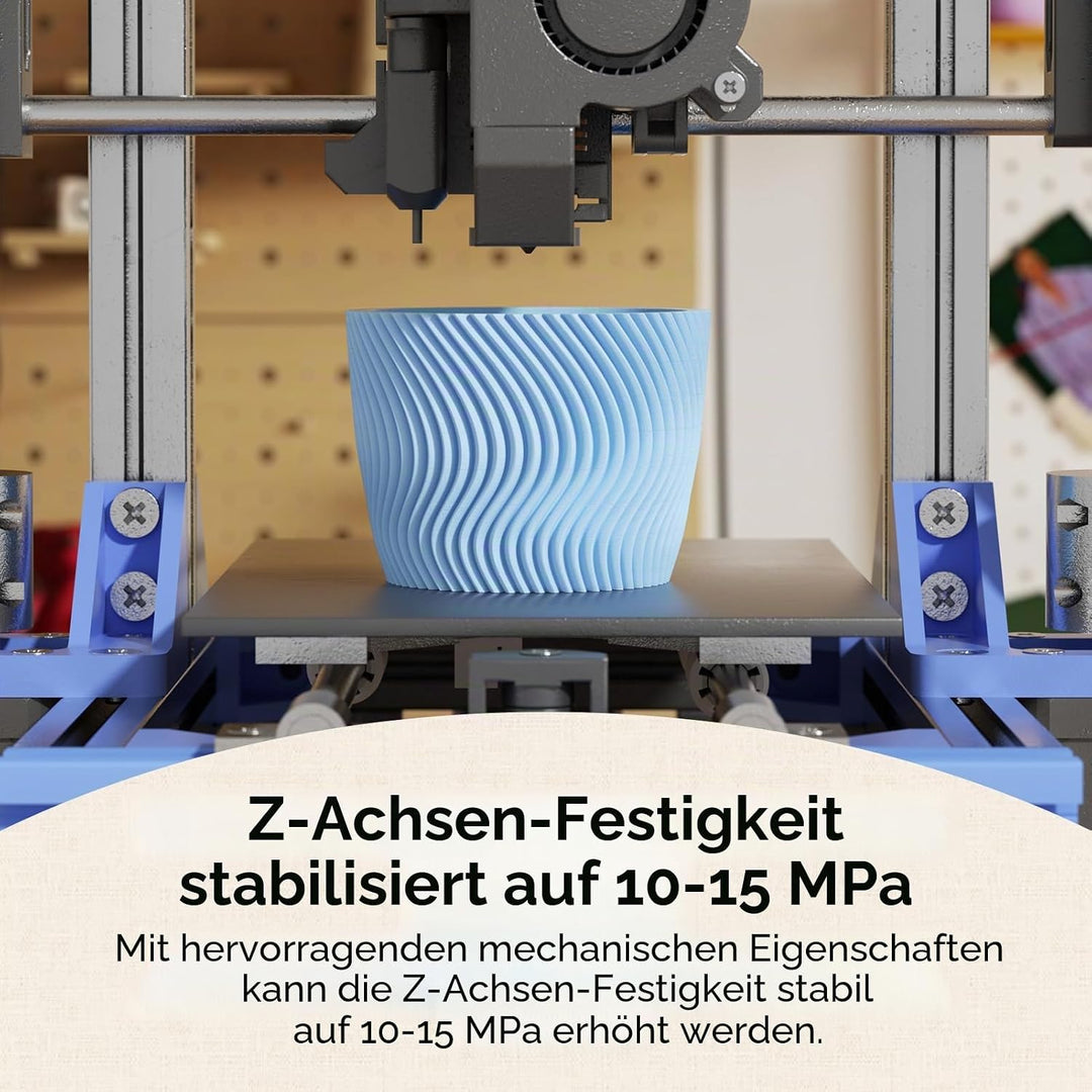 kexcelled PLA Matte Filament Ahornrot 1,75mm +/-0,03mm, Matt Textur Finish Farbe, Ästhetische Materi