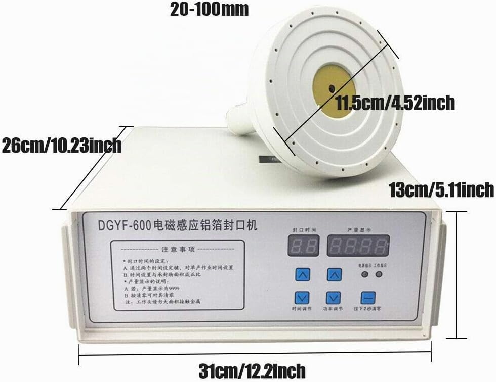 YUEWO Elektromagnetische Induktions-Versiegelungsmaschine mit Aluminiumfolien-Versiegelungsmaschine