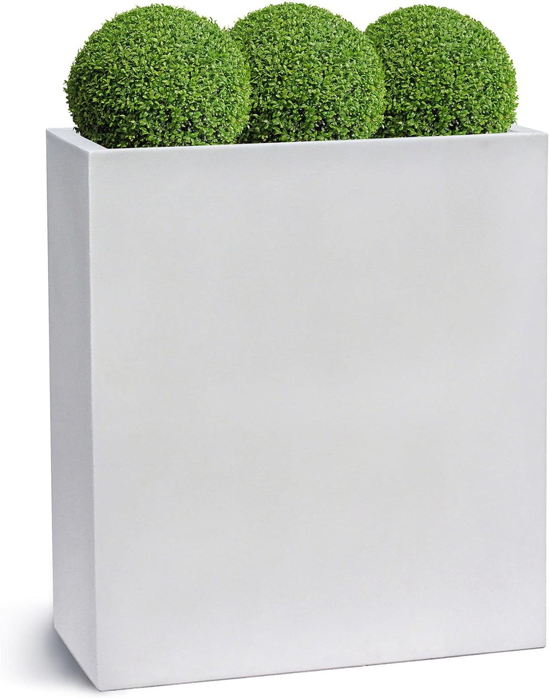 ESCHBACH® Pflanzkübel HIGH Box 60 Weiss Raumteiler * 60 x 24 x 74 cm * 10 Jahre Garantie 60x24x74, 6