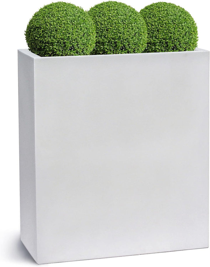 ESCHBACH® Pflanzkübel HIGH Box 60 Weiss Raumteiler * 60 x 24 x 74 cm * 10 Jahre Garantie 60x24x74, 6