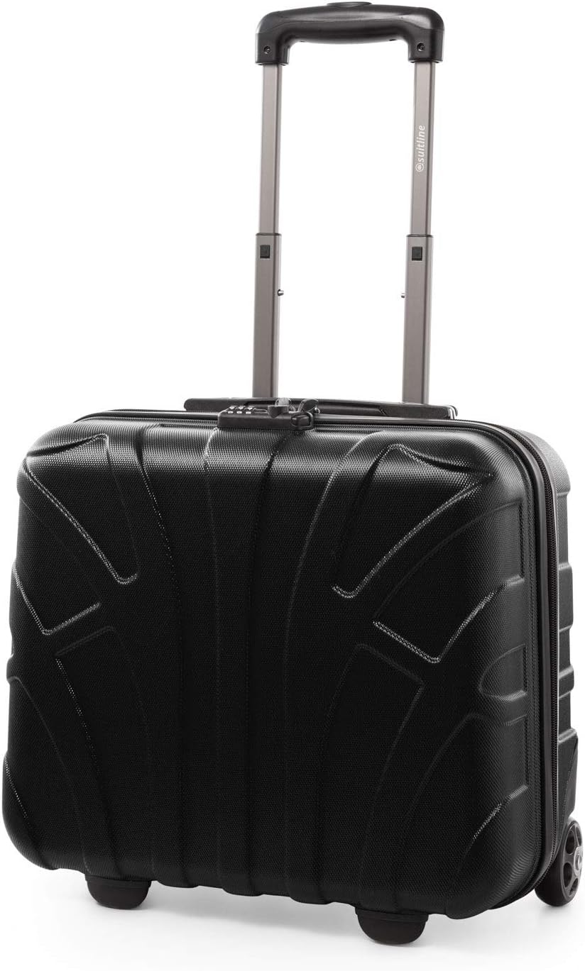 SUITLINE – Pilotentrolley Hartschale, Business Trolley, Kabinengepäck, Handgepäck Trolley, Pilotenko