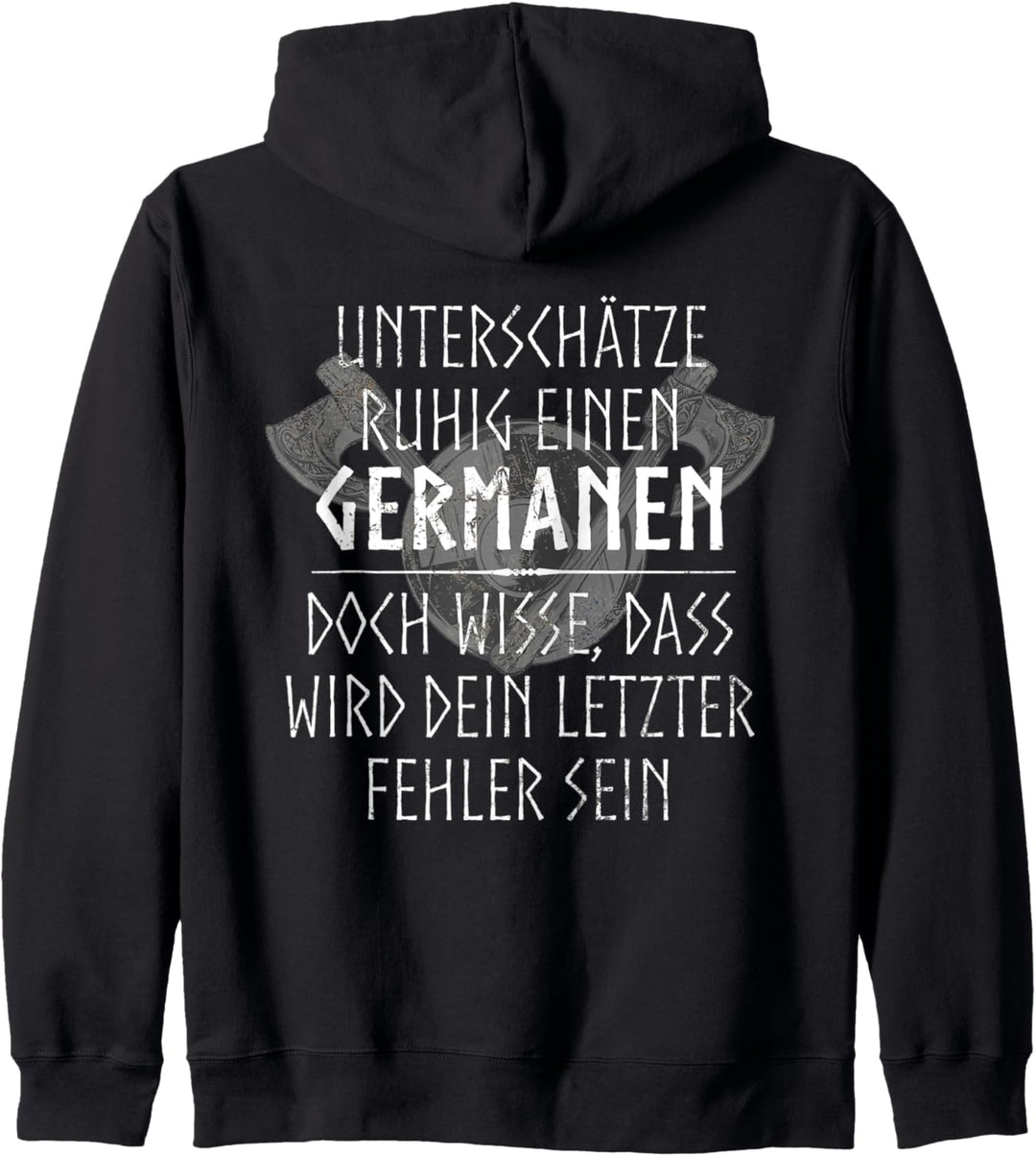 Germanen Germanische Vikinger Nordmänner Mythologie Germanic Kapuzenjacke