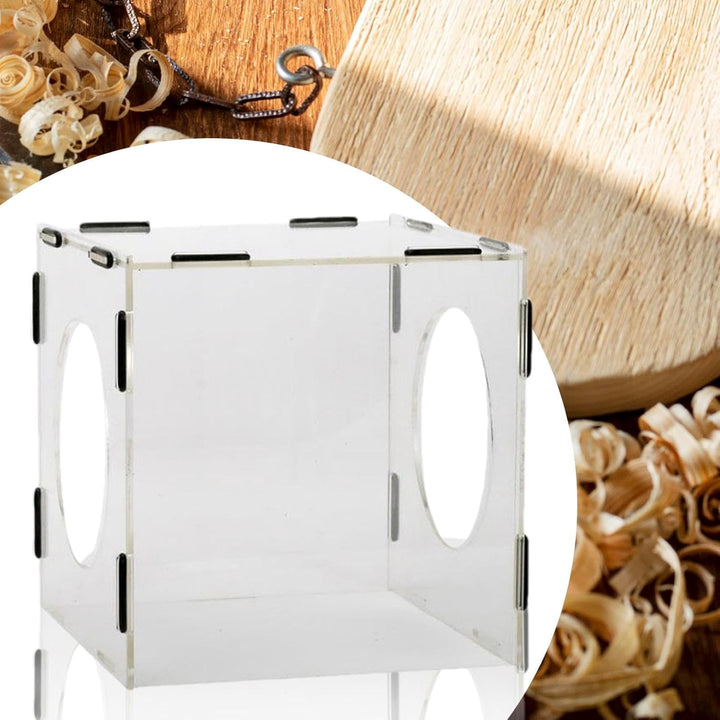 Transparente Staubbox, Schleiftisch Polierbox, Geschlossene Staubbox, Transparente Acryl-Staubbox, P