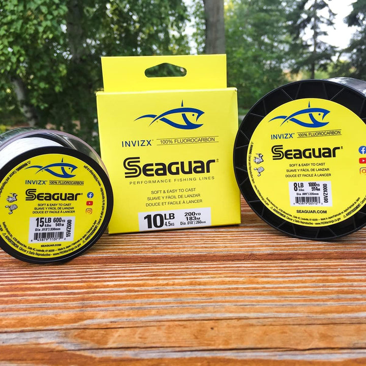 Seaguar Invizx Fluorocarbon Angelschnur 20-Pounds, 20-Pounds