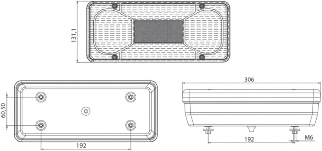 Rückleuchten links + rechts für Daily 2006+ Pritsche/Fahrgestell.
