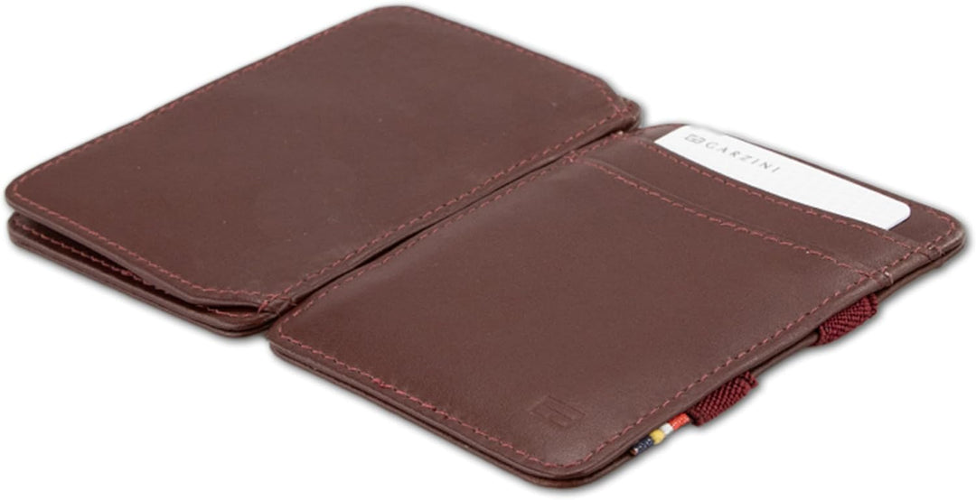 Hunterson Flacher Geldbeutel Fuer Herren aus Leder, Magic Wallet mit RFID-Schutz, Geldboerse mit Kle