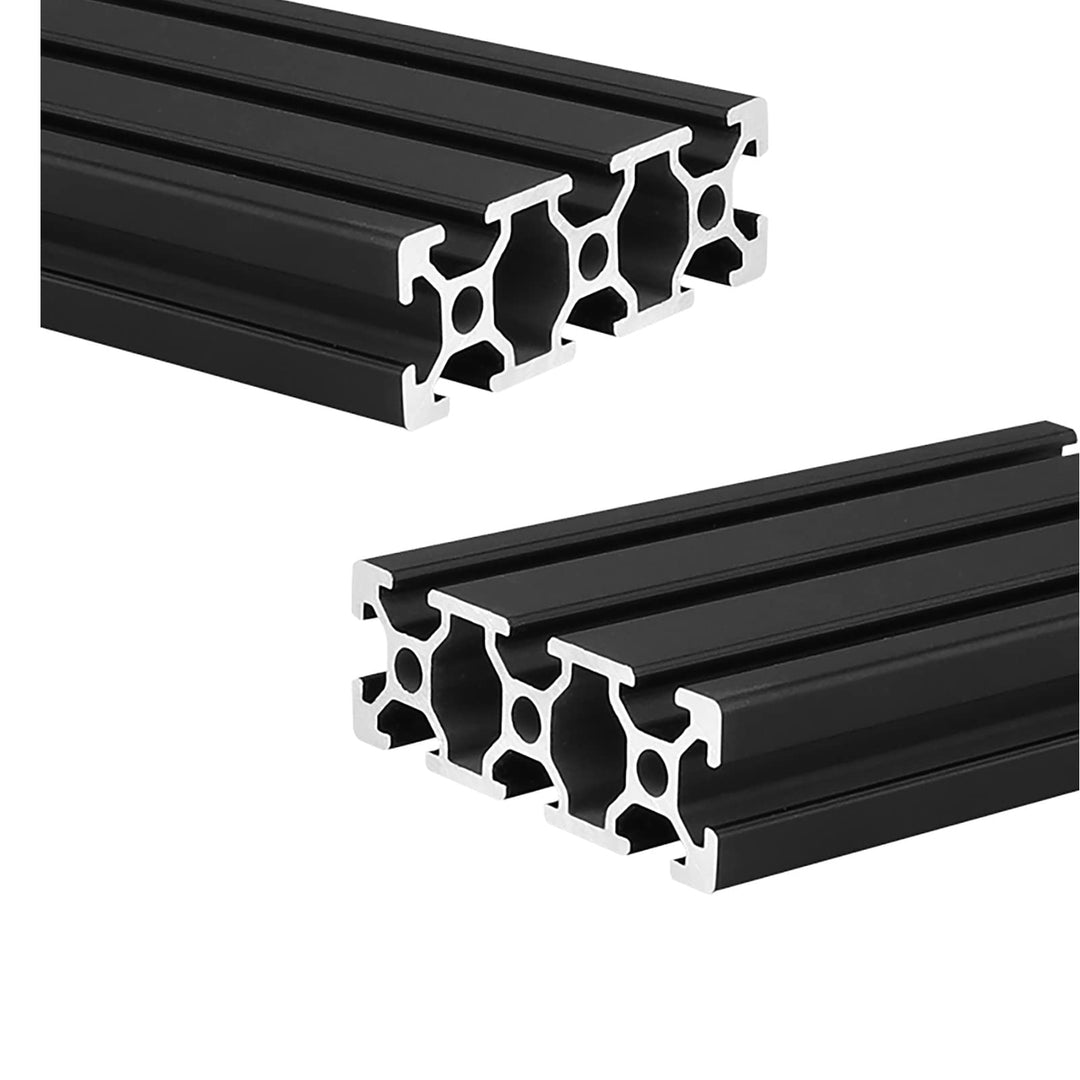 Coavoo AluProfil 2060 Alu Profil 300mm T Typ Schwarz Aluminium Profile 20x60 Europäischer Standard E