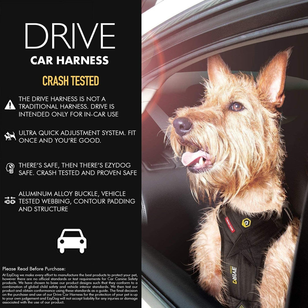 EzyDog Sicherheitsgeschirr Hund - Drive Crash-Getestet Hundegeschirr - Bestes Hundegeschirr fürs Aut