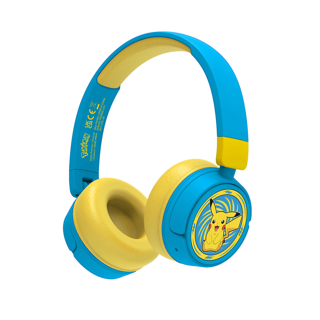 OTL Technologies Kinder-Kopfhörer kabellos Pokemon Pikachu Bluetooth faltbar