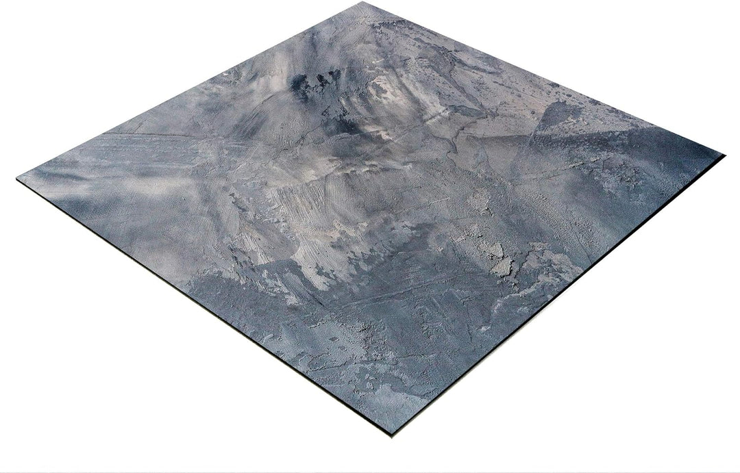 Bresser Fotostudio Flat Lay Fotohintergrund - 60x60cm - Grey/Blauw Abstract, Grey/Blauw Abstract