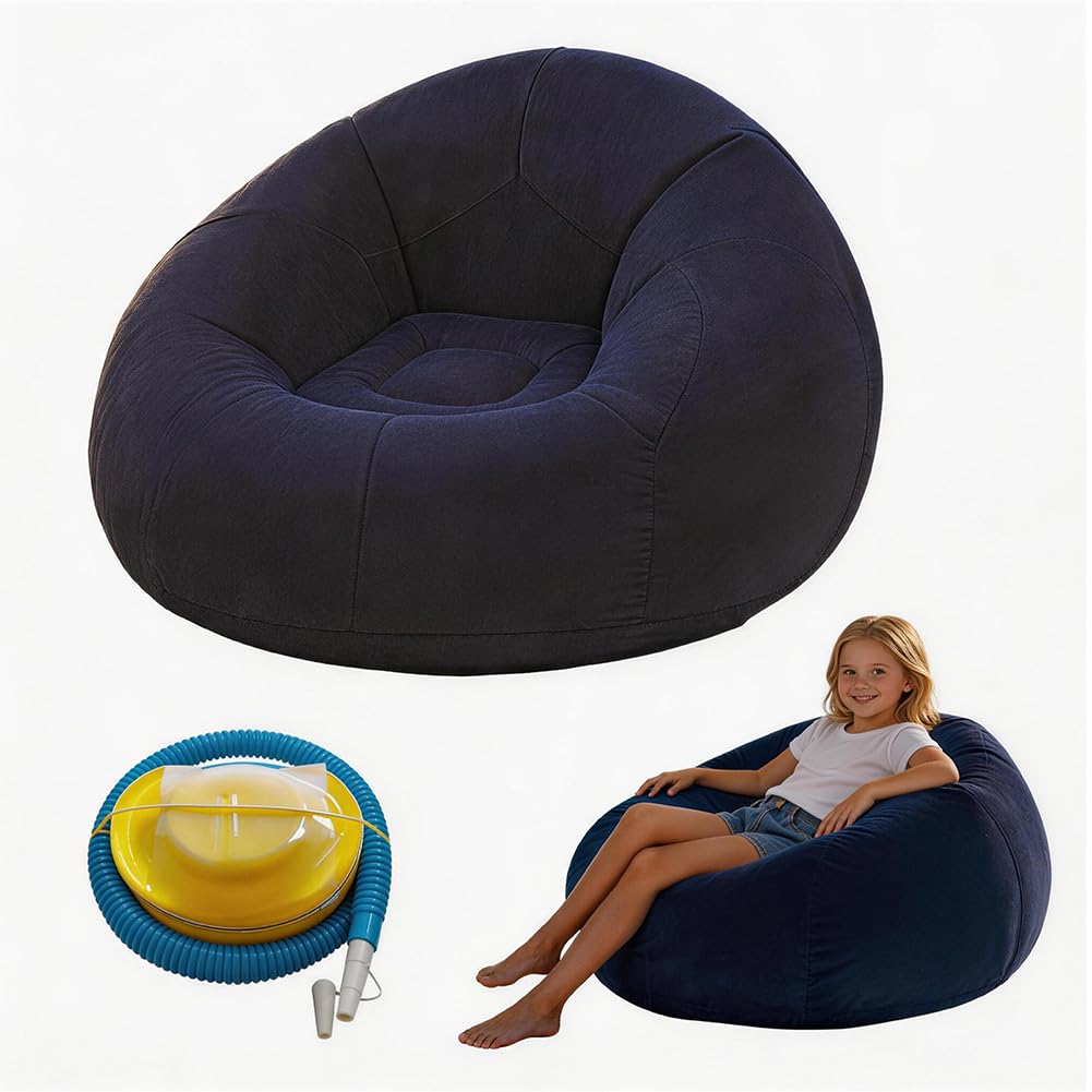 Aufblasbarer Sitzsack, Aufblasbares Stuhl Sofa, Sitzsack Aufblasbar, Aufblasbarer Lounge Sessel, Tra
