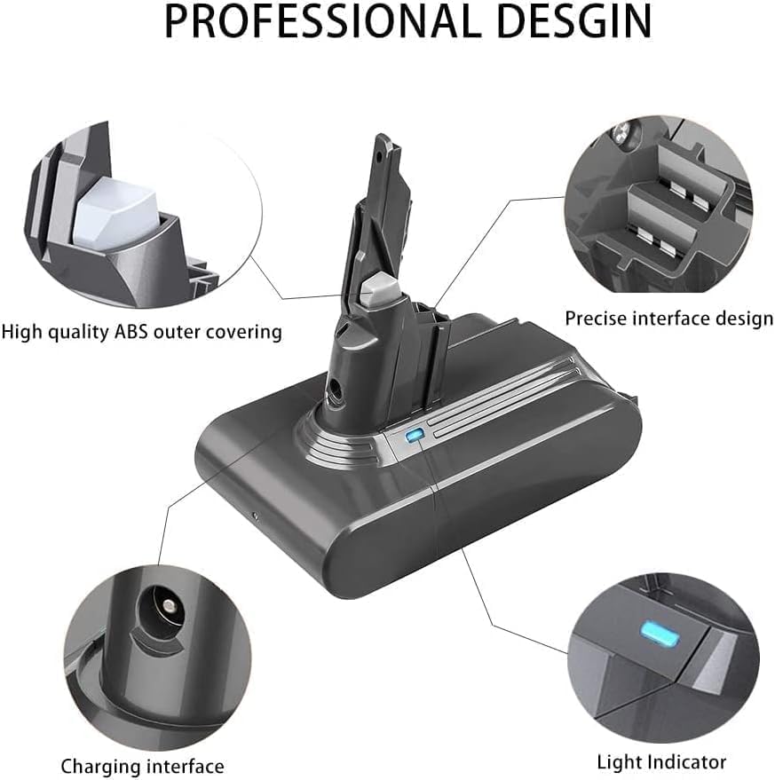 V7 Akku,FLYLINKTECH V7 Ersatzakku für Dyson V7 Animal V7 Motorhead Pro V7 Trigger V7 Fluffy V7 Mattr