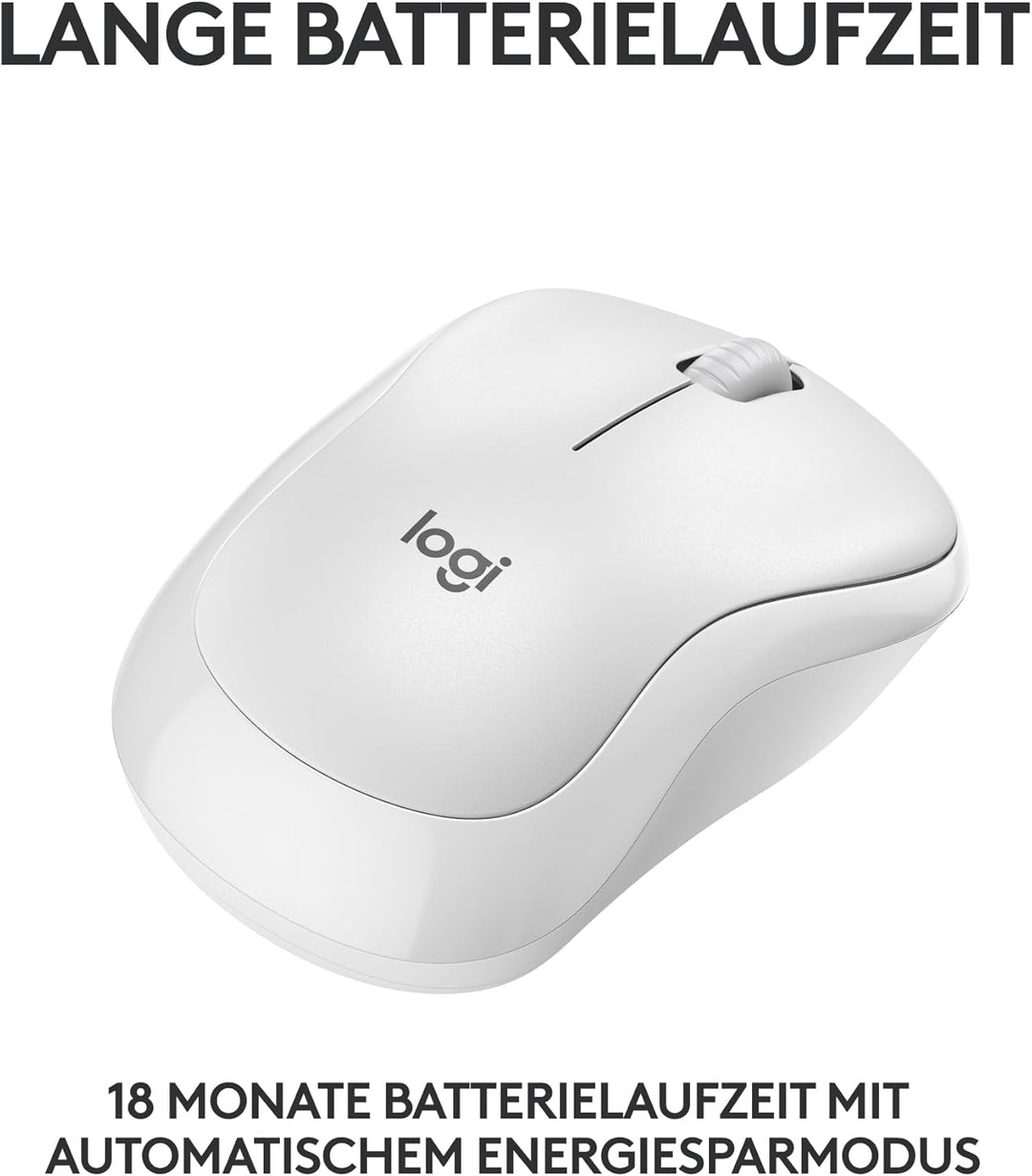 Logitech M240 Silent Bluetooth Maus, Kabellos, Kompakt, Mobil, Smooth Tracking, 18-Monate-Batterie,