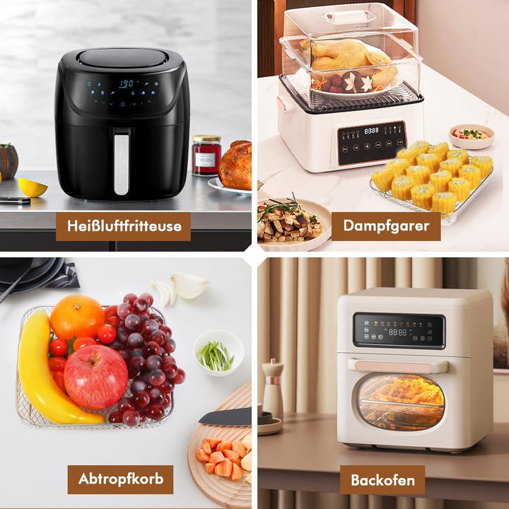 YQL Airfryer Zubehör für Russell Hobbs 4L, Stapelbare Gitter für Heissluftfritteuse mit Innenmass >1