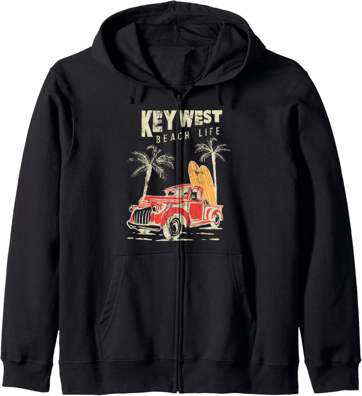 Key West, Florida - Truck Souvenir Kapuzenjacke