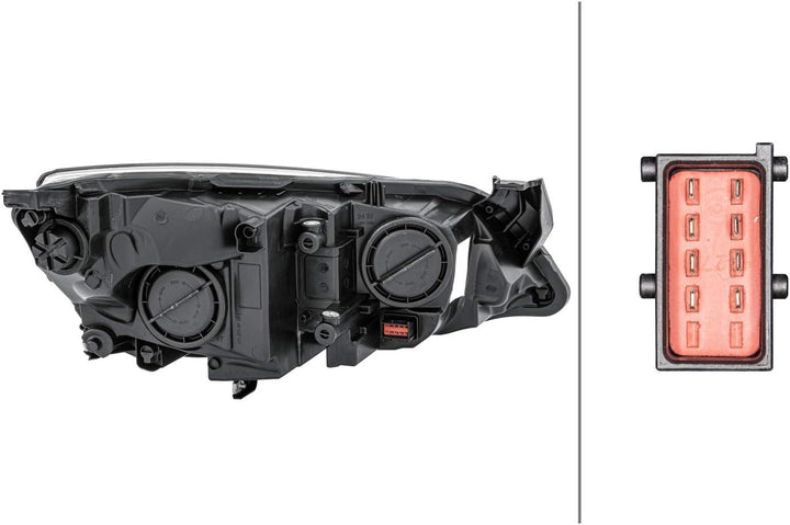 HELLA 1EG 010 011-311 FF/Halogen-Hauptscheinwerfer - links - für u.a. Opel Astra J (P10), links