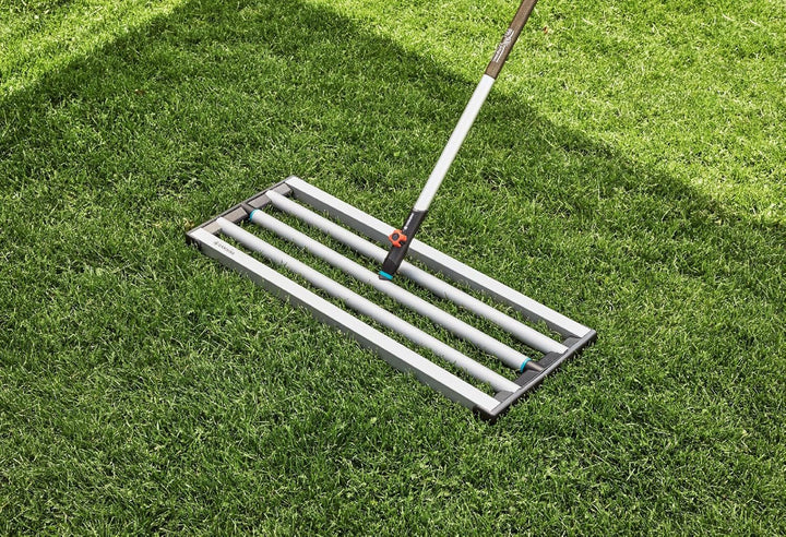 Gardena combisystem Rasen Rakel 76 cm, Nivellierrechen für effiziente Rasenpflege, für alle combisys