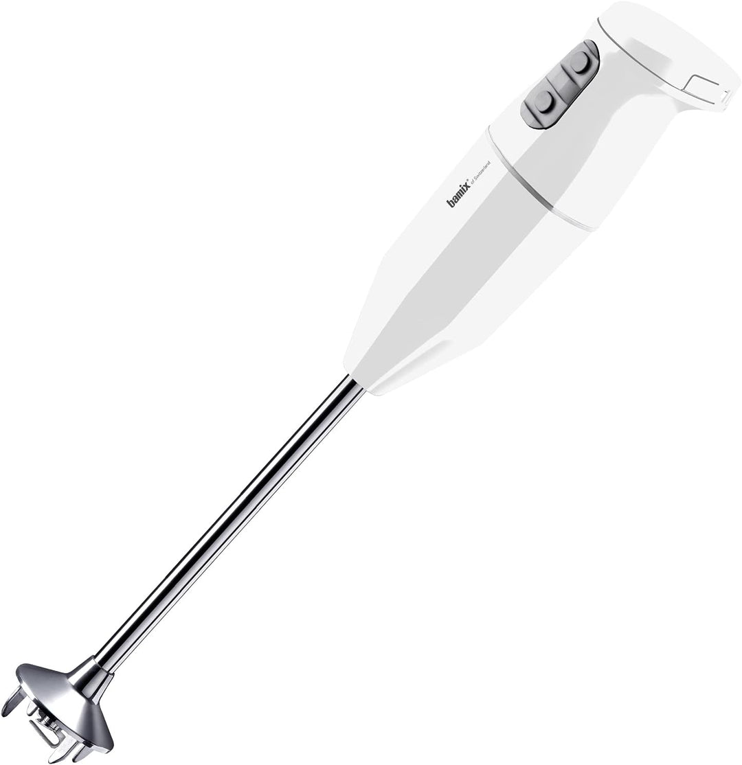 bamix Stabmixer Set cordless PRO kabellos, extra lange Achse, inkl. Messer, Quirl, Schlagscheibe aus