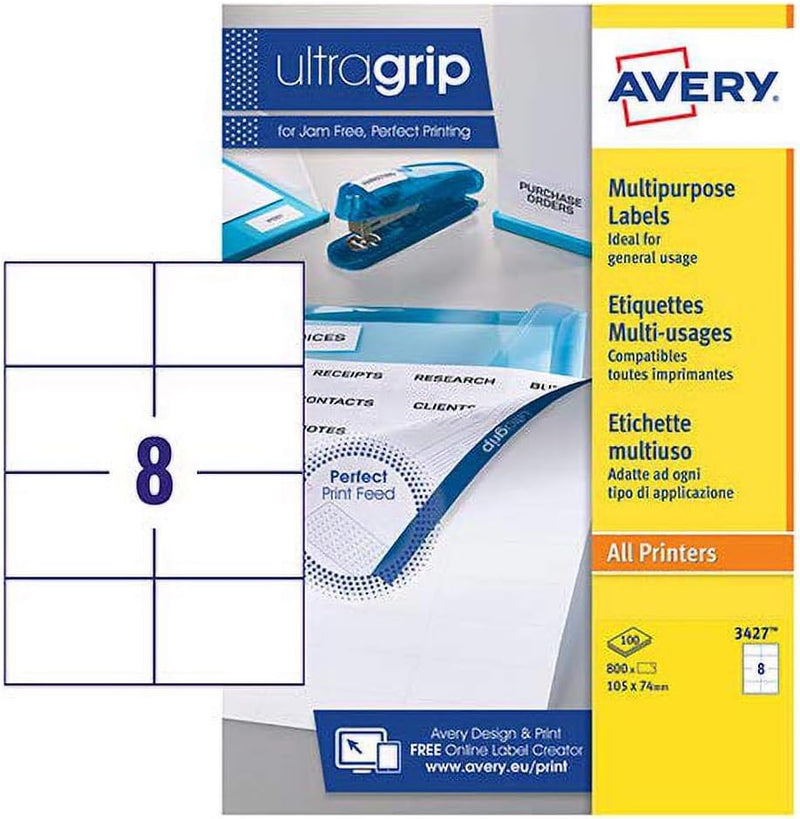 Avery 3427 Universal-Etikette (A4)