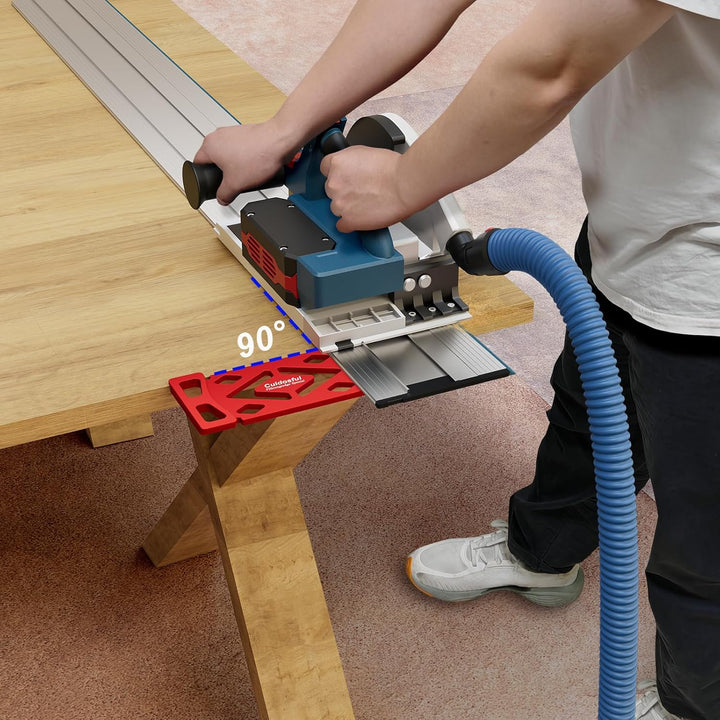 CNC-gefräster 90° Winkelanschlag Kompatibel mit Bosch FSN Führungsschiene – Präziser, Vertikaler Sch