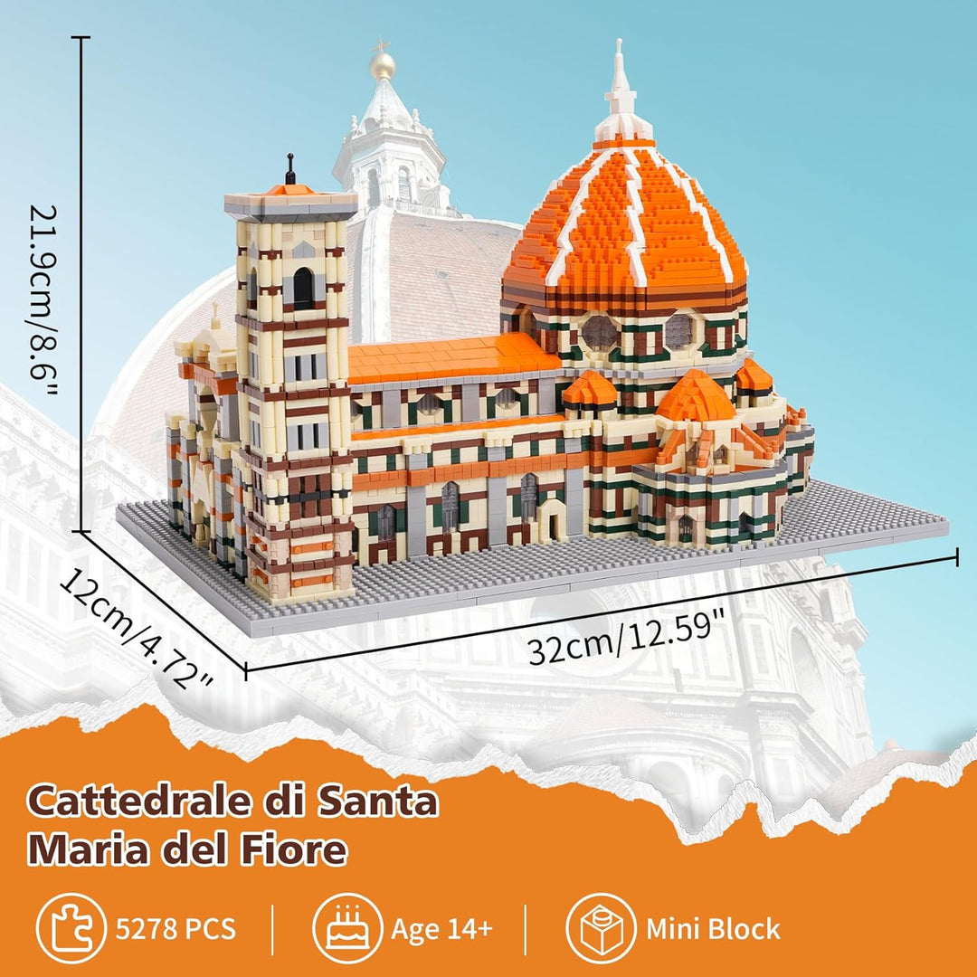 LULUFUN Big Ben Bausteine Kit DIY Mini Building Blocks Spielzeug, Lernspielzeug, Geschenk für Erwa