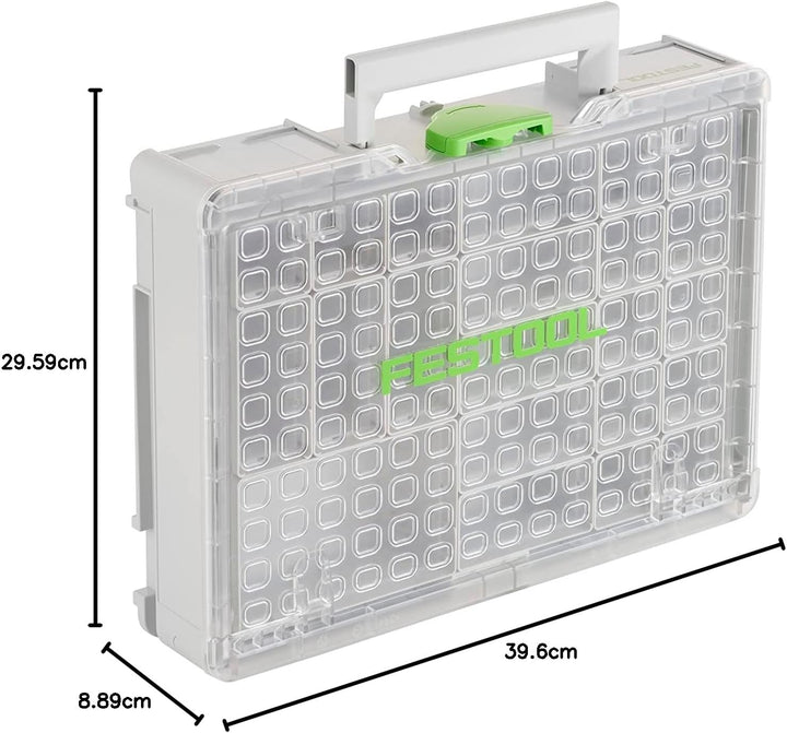 Festool Systainer³ Organizer SYS3 ORG M 89 22xESB (mit Einsatzboxen verschiedene Grössen) Transparen