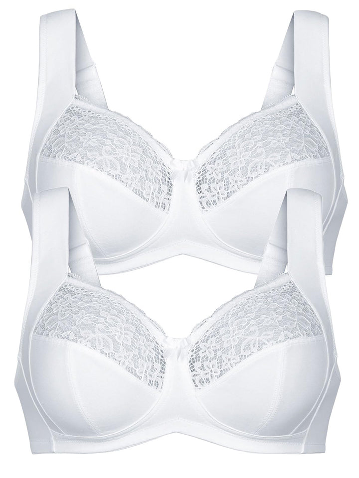 Anita 2er Pack Entlastungs BH ohne Bügel Havanna 5813 75C Crystal, 75C Crystal