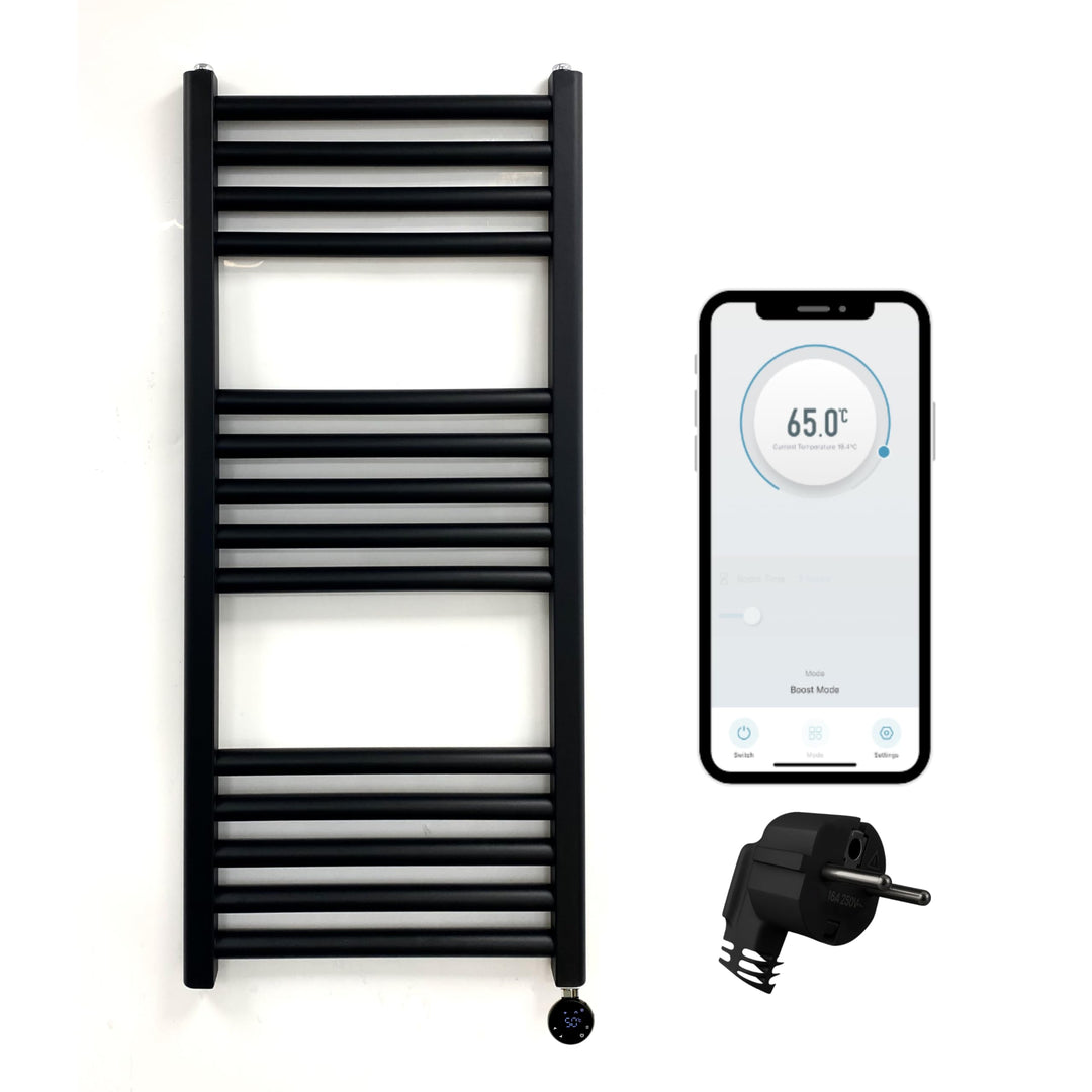 Electric WiFi Handtuchtrockner, Smart Flat 7 Tage, programmierbar, Timer App, Kompatibilität (EU) (S